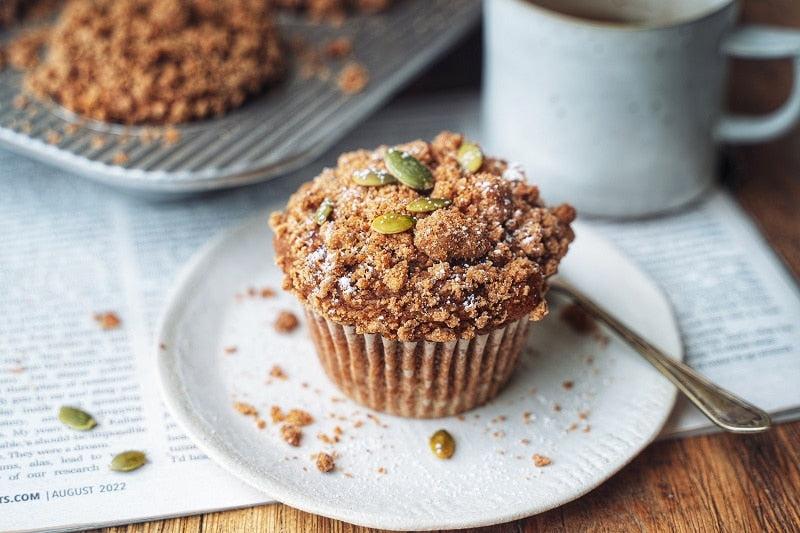 Vegan Cinnamon-Spiced Butternut Squash Muffins