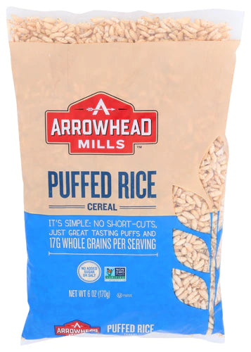 Arrowhead Mills Puffed Rice Cereal -- 6 oz