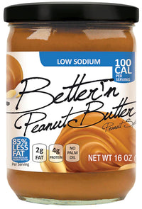 Thumbnail for Better N Peanut Butter Peanut Butter Based Spread Gluten Free Low Sodium Creamy -- 16 oz