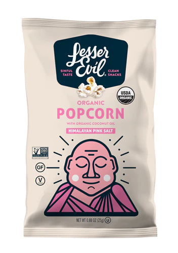 LesserEvil Popcorn Himalayan Pink Salt -- 0.88 oz