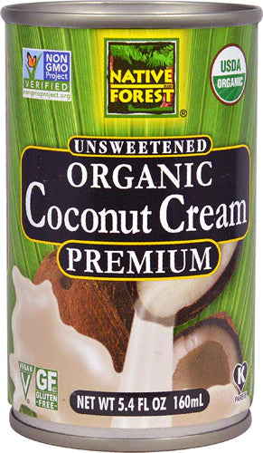 Native Forest Organic Premium Coconut Cream Unsweetened -- 5.4 oz