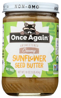 Thumbnail for Once Again Sunflower Seed Butter Creamy Unsweetened -- 16 oz