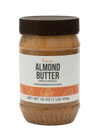 Thumbnail for Vitacost Almond Butter - Smooth & Unsalted - Gluten Free and Non-GMO -- 16 oz (1 LB) 454g